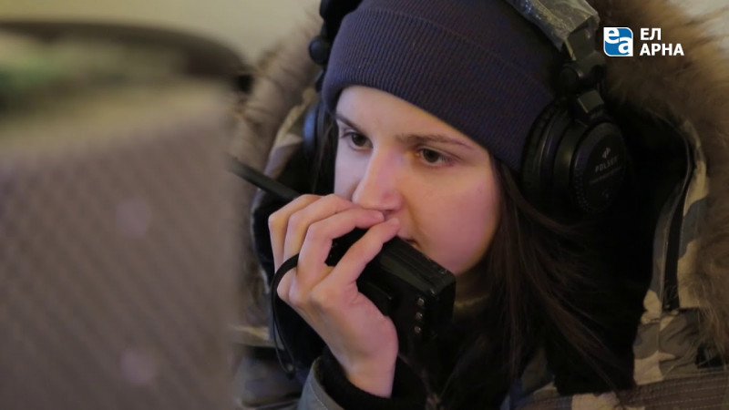 Съемочная площадка фильма «Созвездие Мика-Эля»