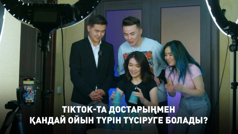 TikTok-та достарыңмен қандай ойын түрін түсіруге болады? DIY